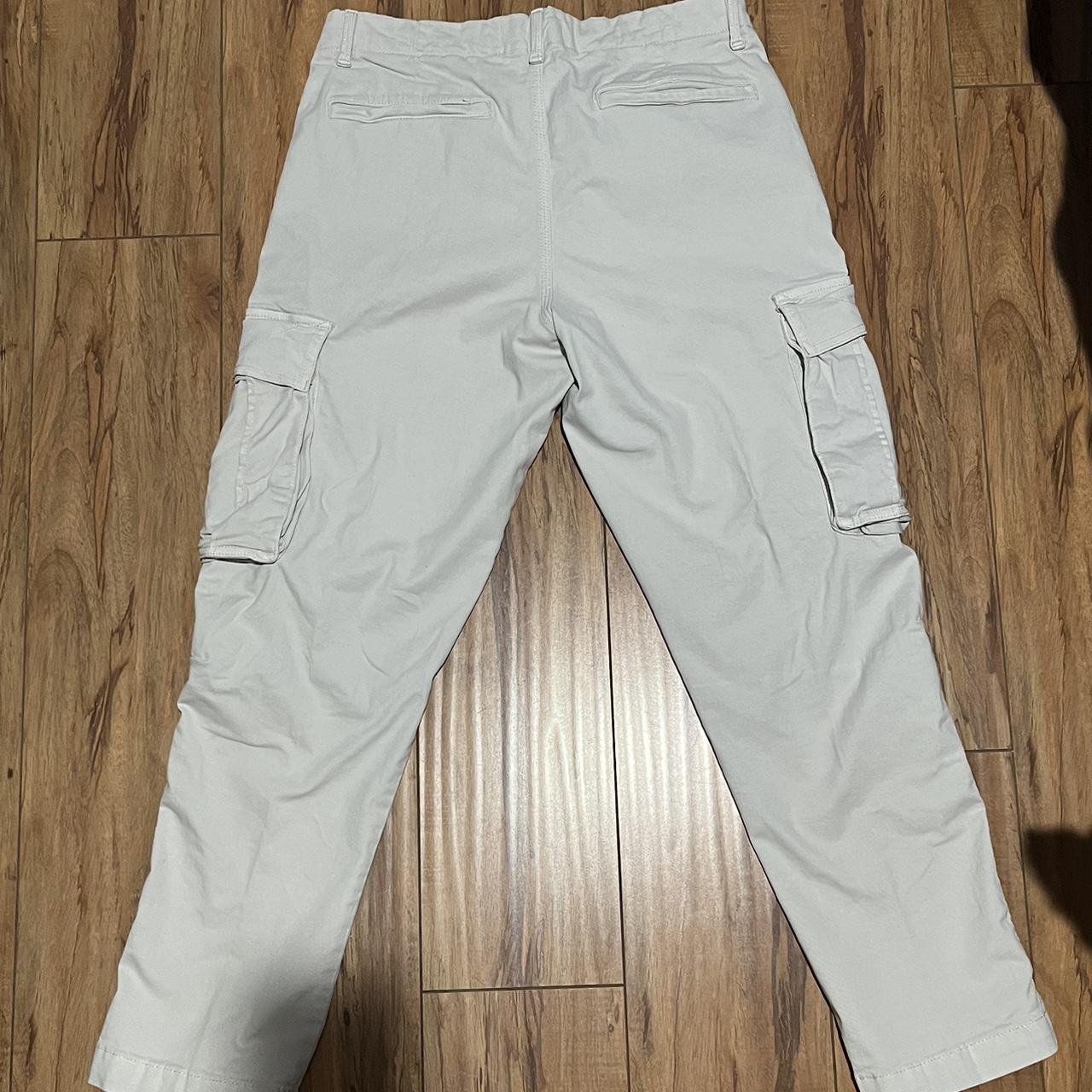 Zara white pants store mens