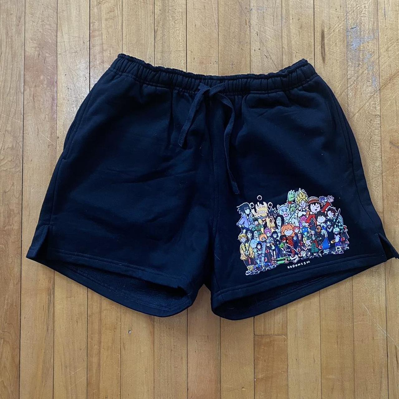 Kodonism anime collage shorts black size medium... Depop