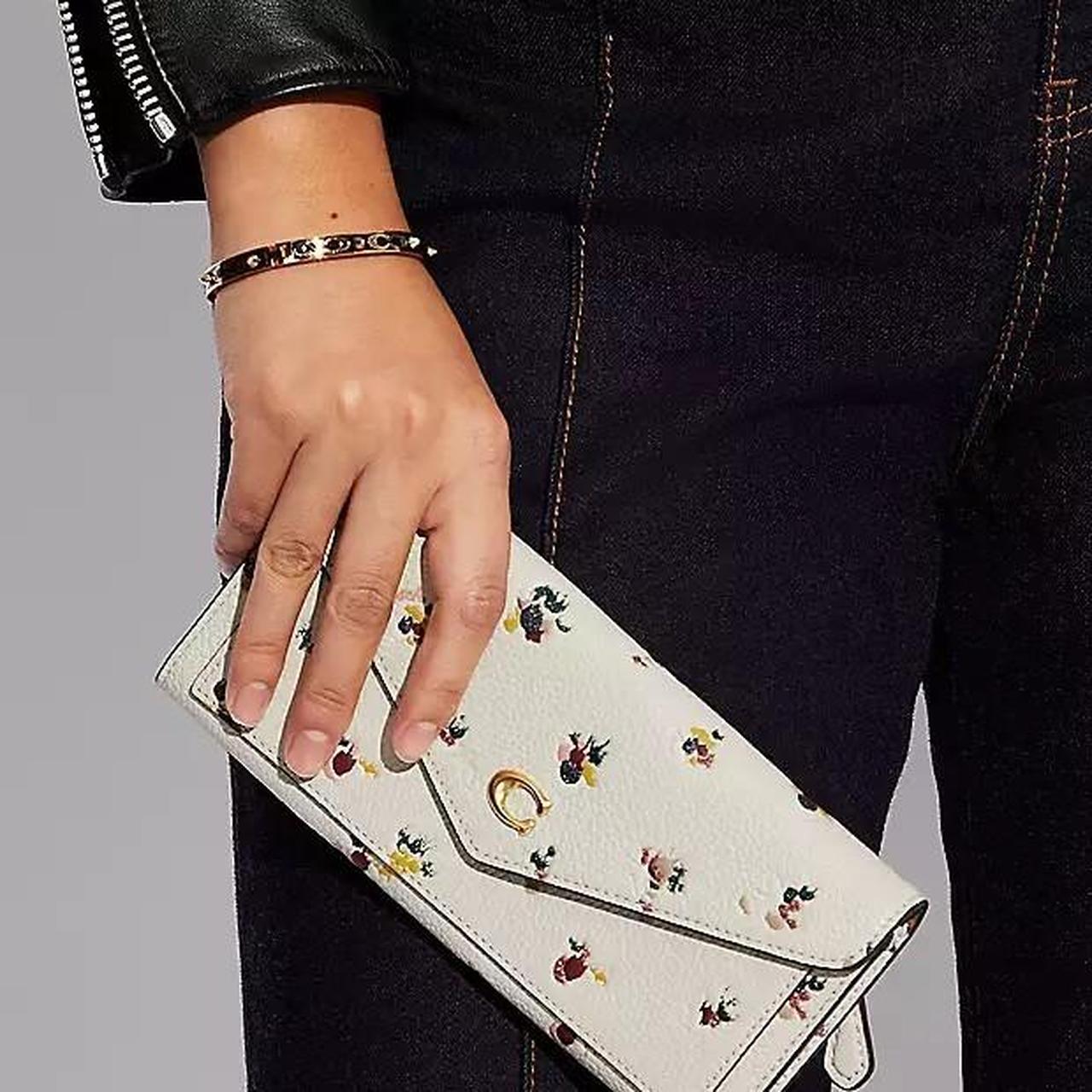 Coach Wyn Soft Leather Wallet With Floral Print 2024