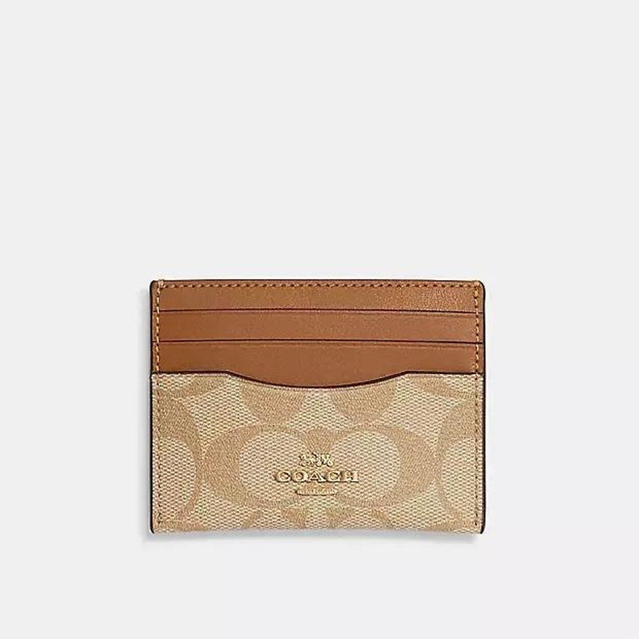 Coach slim id wallet new arrivals