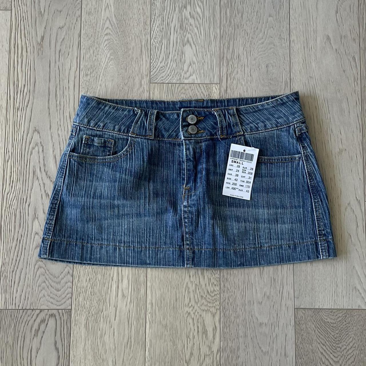 Brandy Melville Malia Denim Mini Skirt - Depop