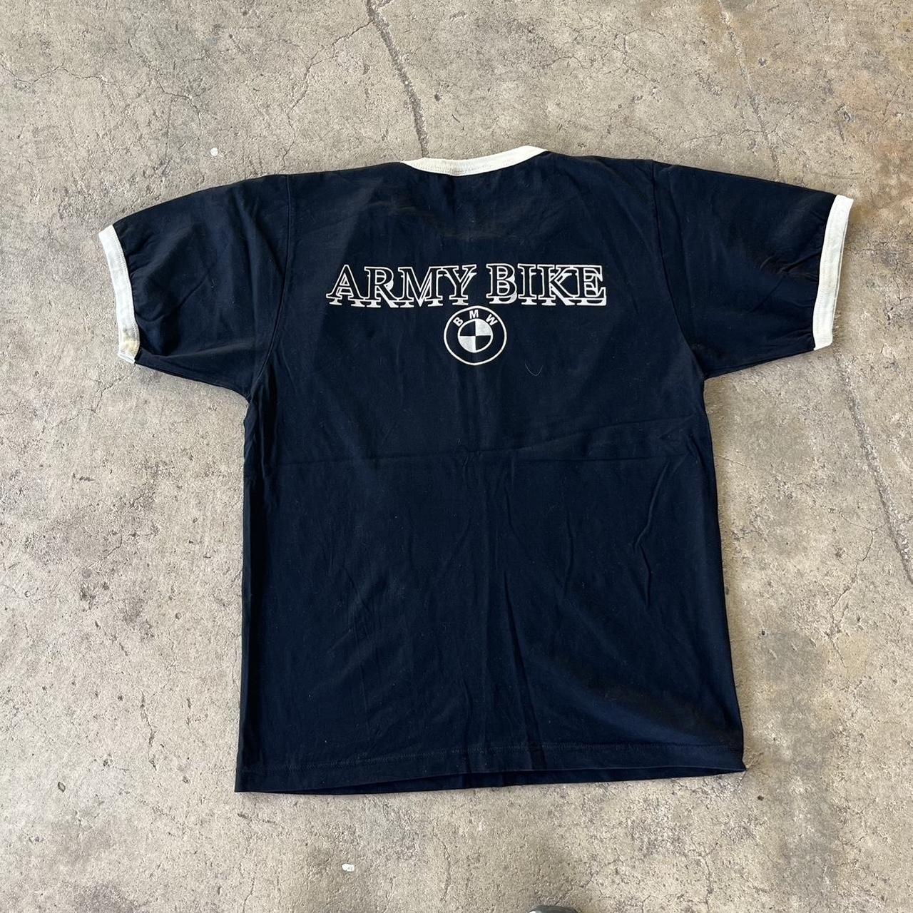 Retro BMW German Ringer Tee Size M Brand new Chest:... - Depop