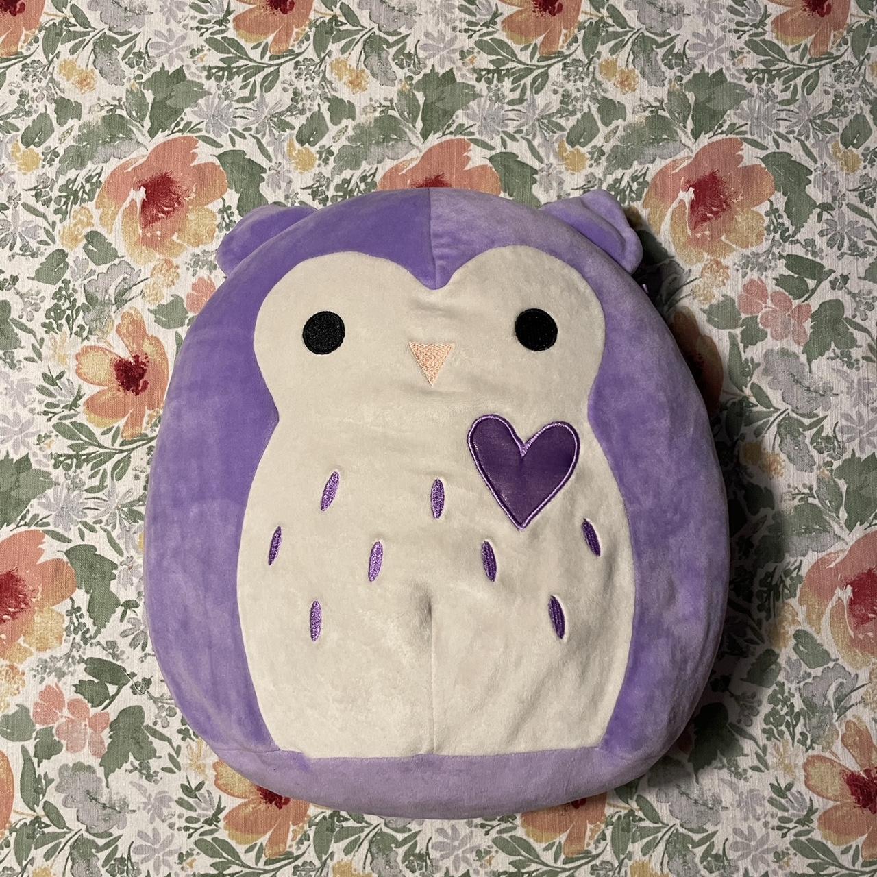 Harriet the Purple Owl Squishmallow 12 inch A... - Depop