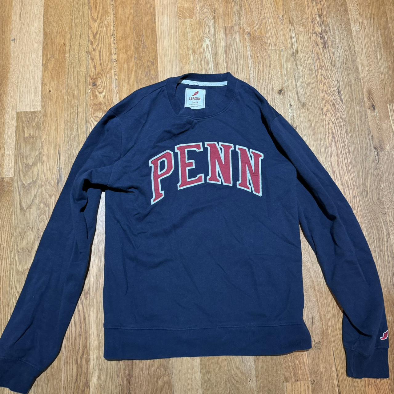 Vintage UPenn Champion Reverse Weave Ivy Crewneck Sweatshirt Blue outlet Mens Large