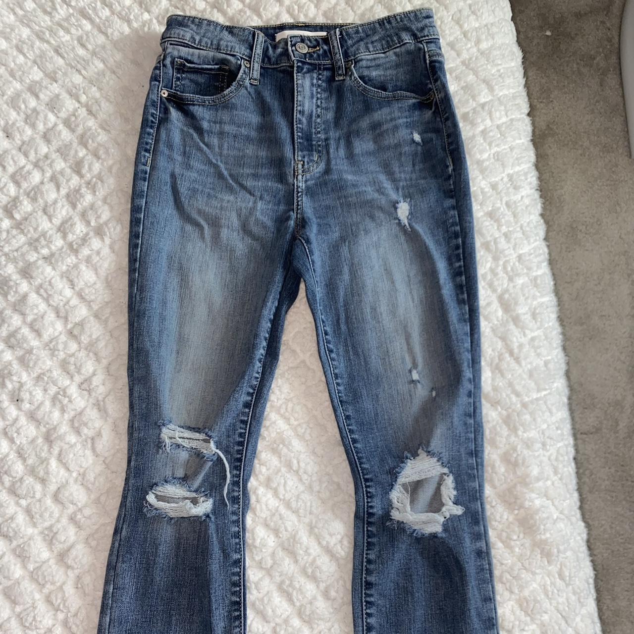 Women's Blue and Navy Jeans | Depop