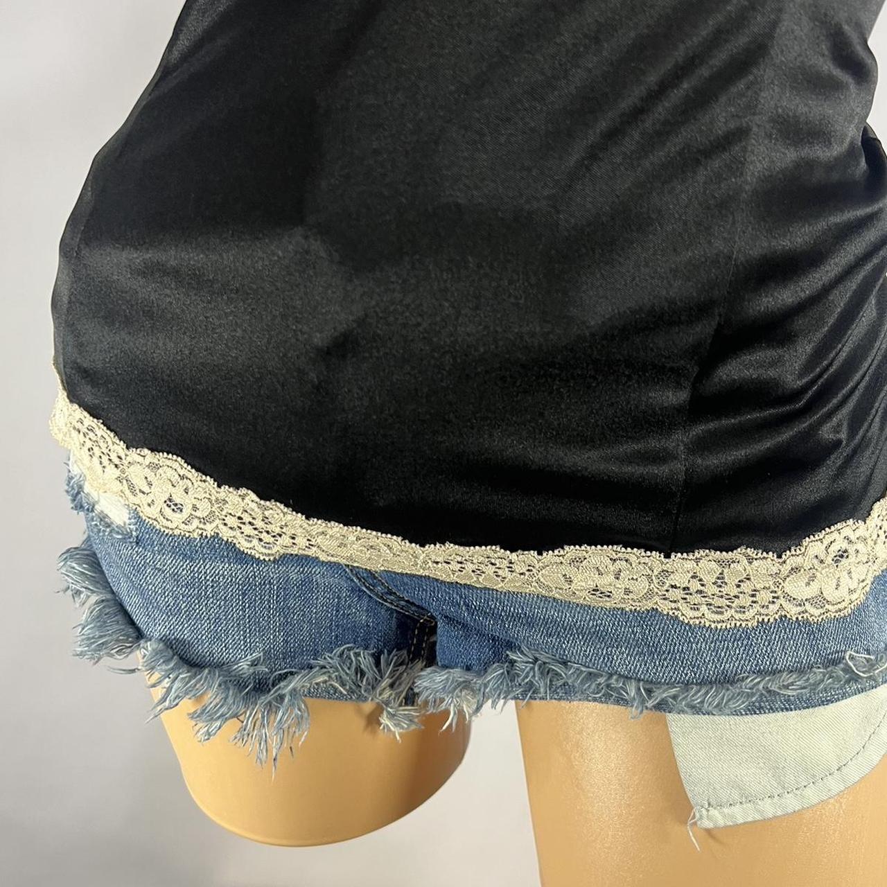 Y2K Black lace trim cami 💗 Literally to die forrr🥹... Depop