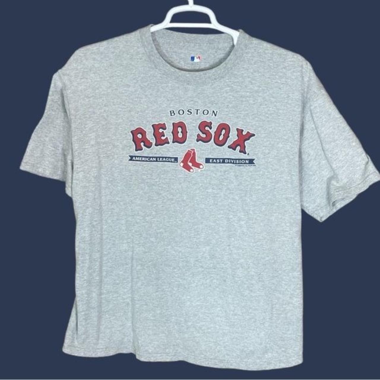 Boston Red Sox Mens Boston Baseball Classic T-shirt Grey