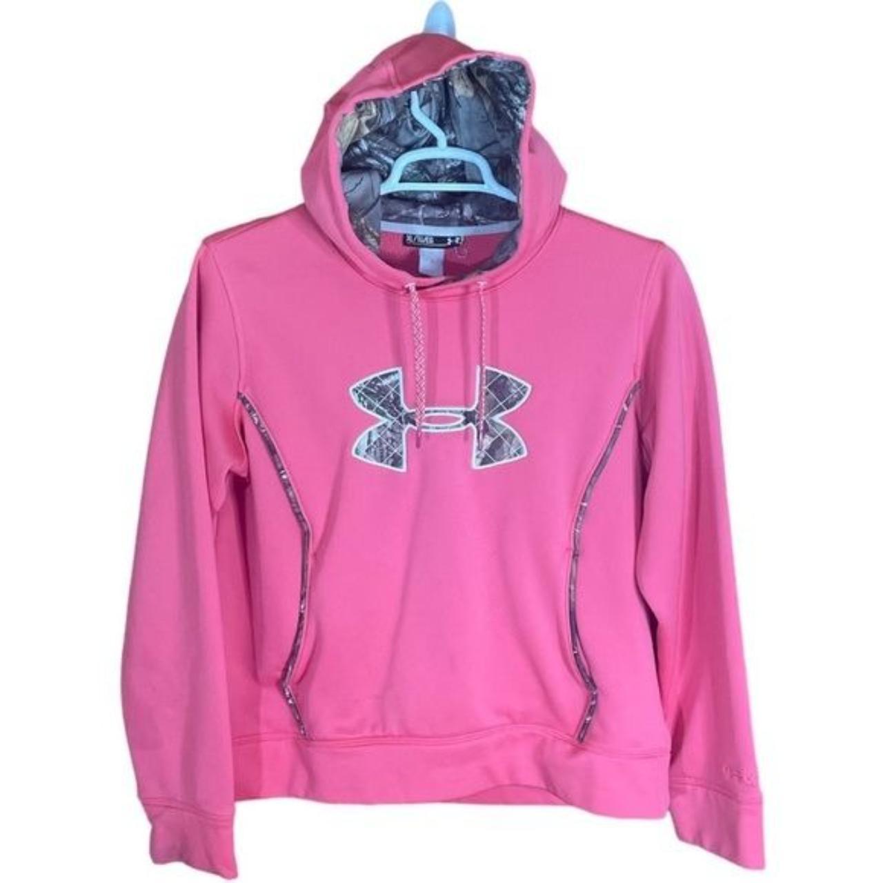 Ladies camo deals under armour hoodie