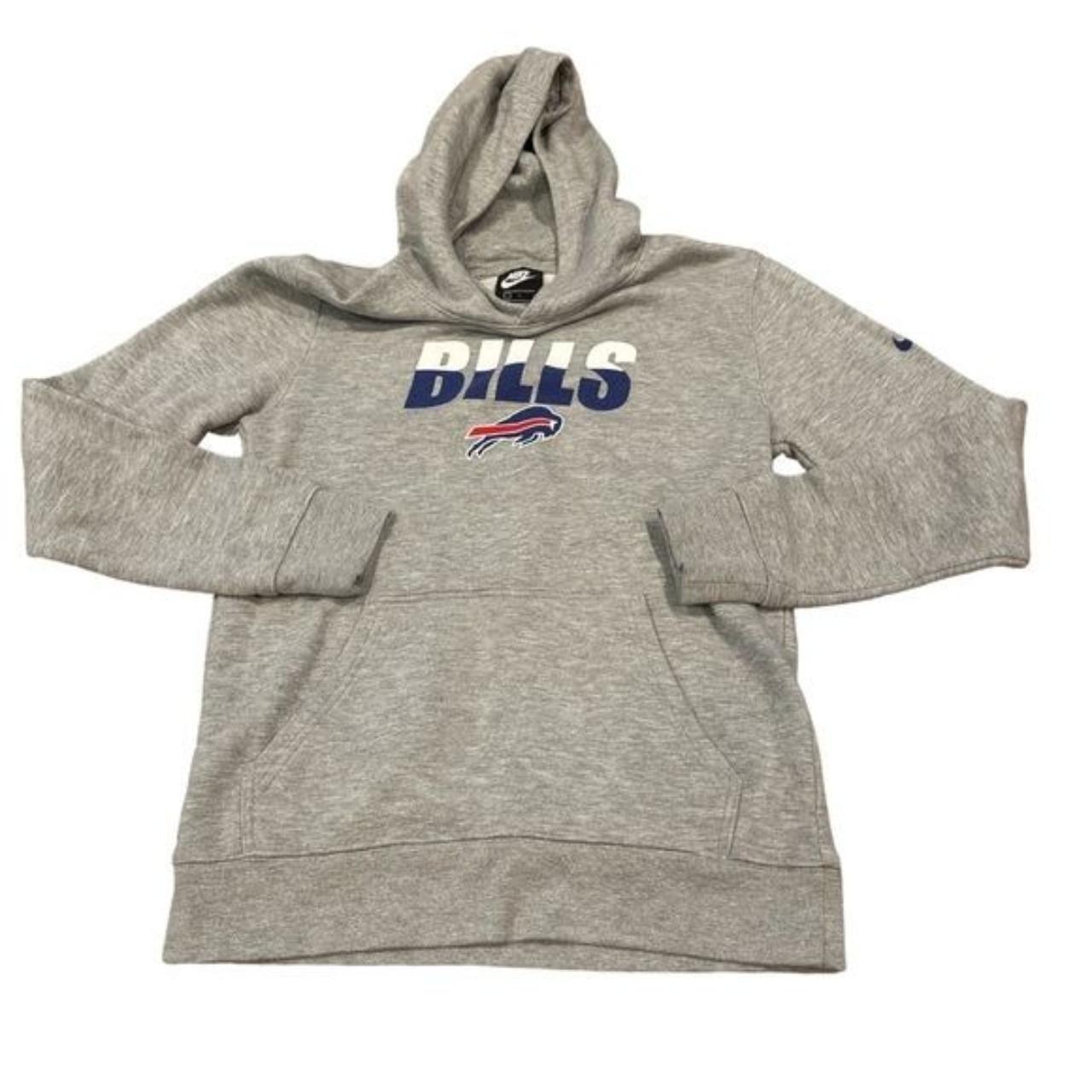 Nike Buffalo bills on field apparel gray hoodie - Depop