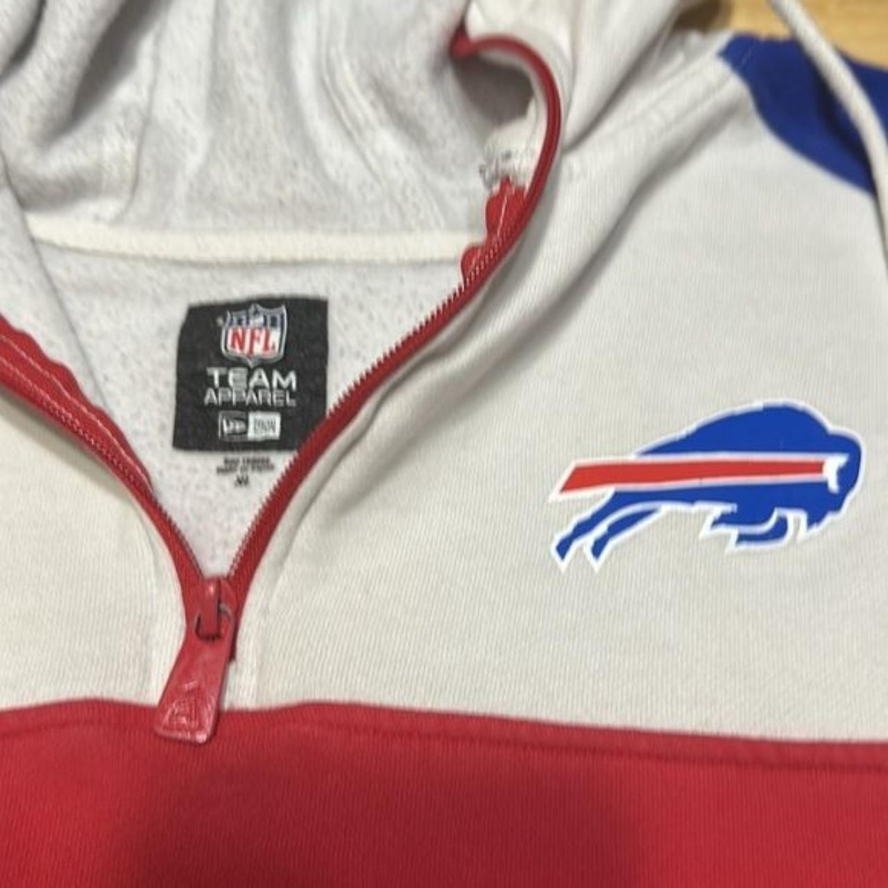 Buffalo Bills Zip up Hoodie. In perfect condition - Depop