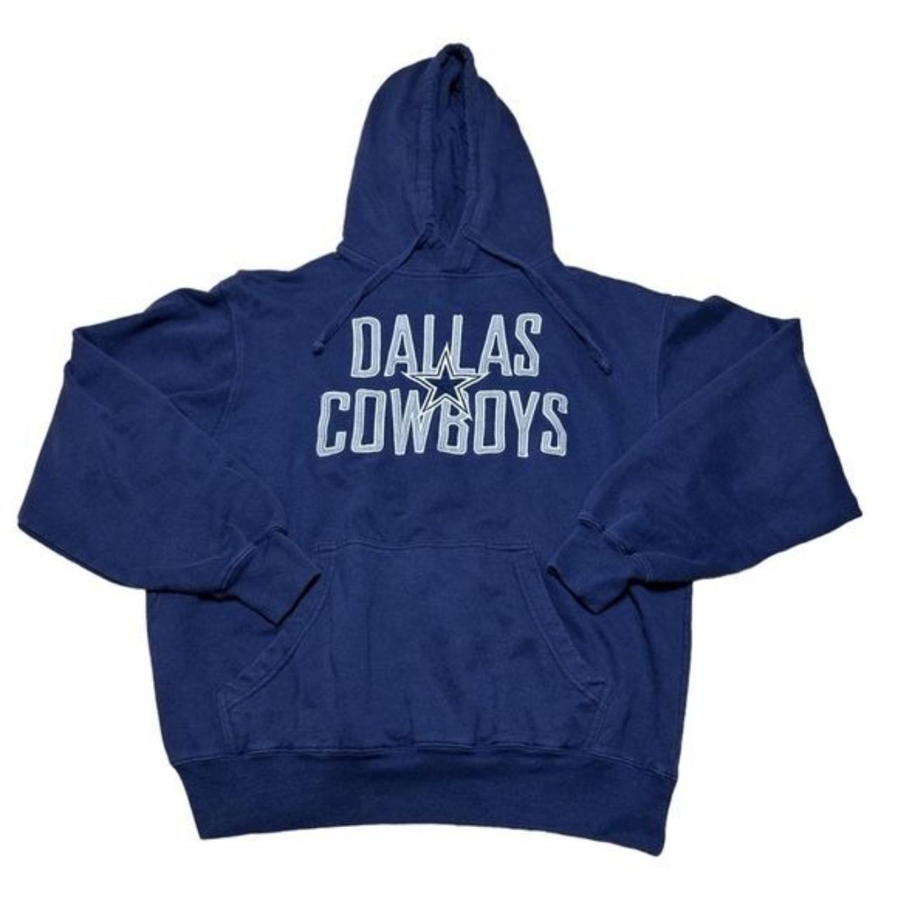 Modern Dallas Cowboys hoodie, NFL navy blue embroidered sweatshirt