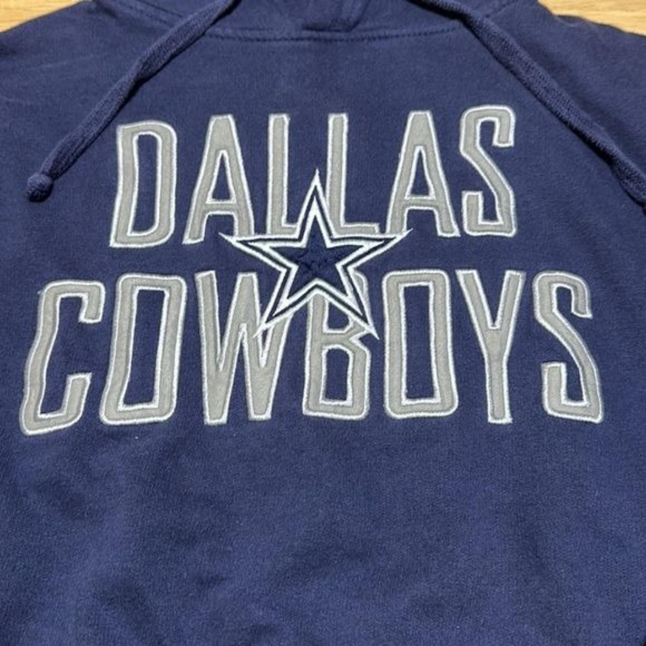 Modern Dallas Cowboys hoodie, NFL navy blue embroidered sweatshirt