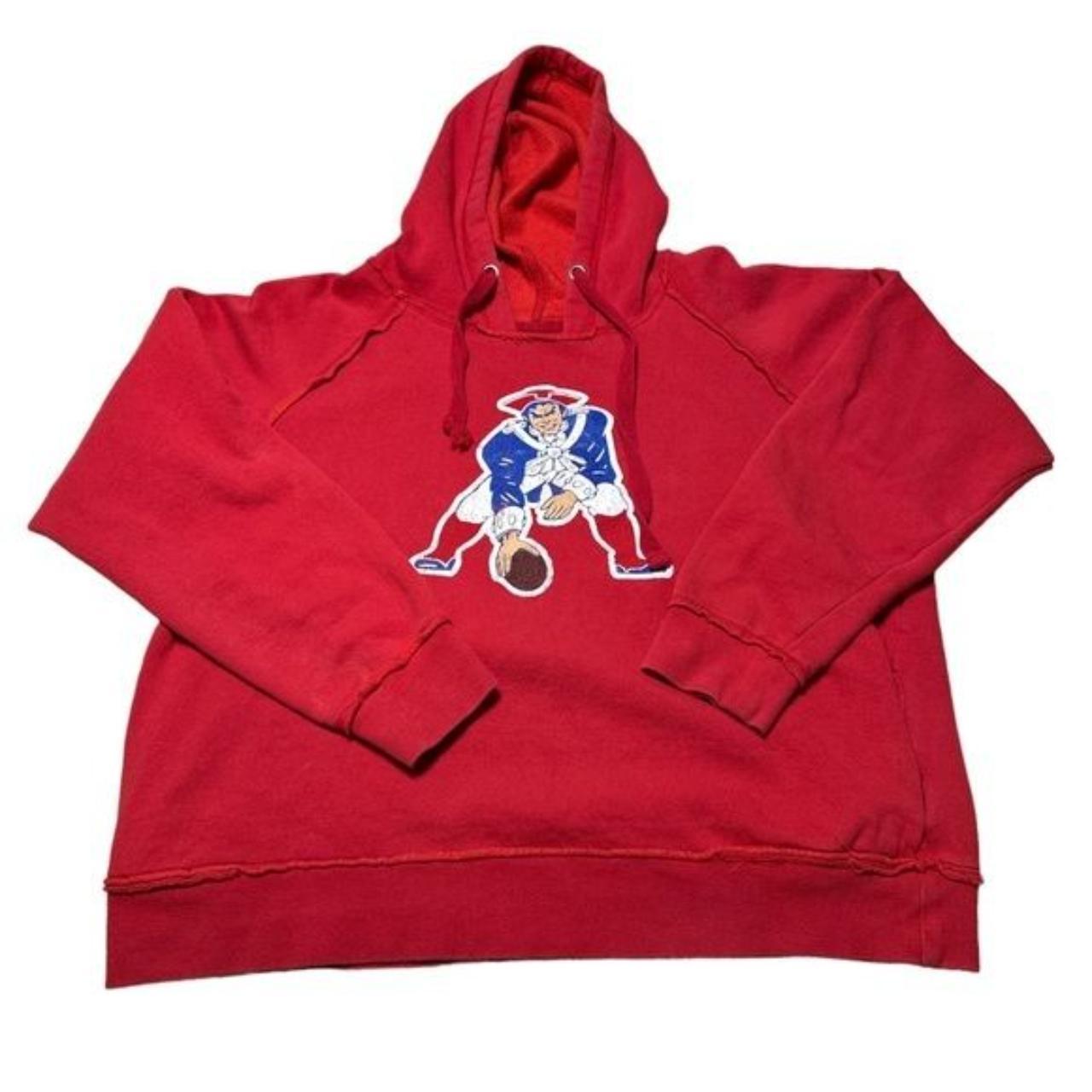 patriots throwback logo hoodie