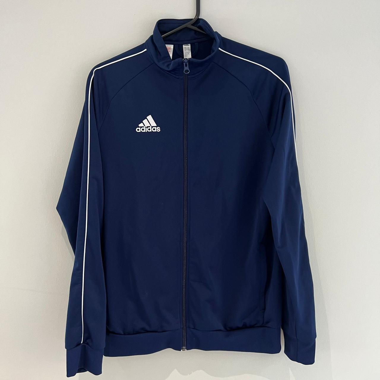 Adidas Teenagers Full Zip Training Top Size Uk 15-16... - Depop