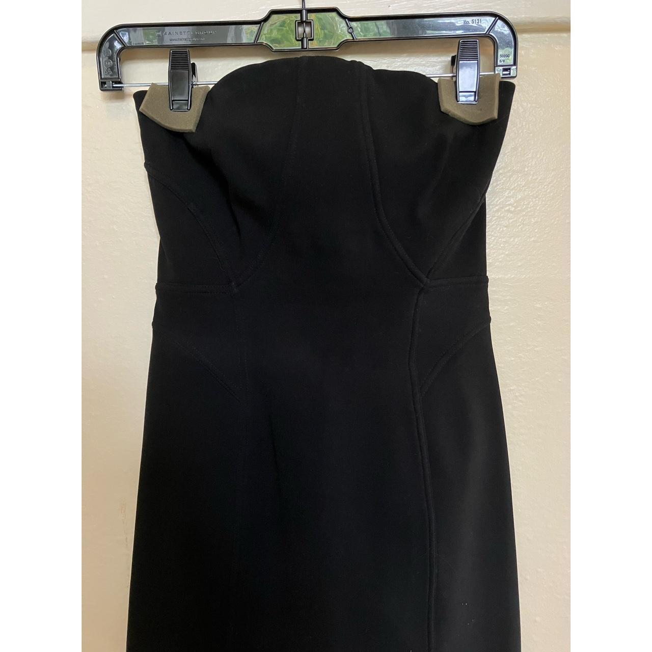 HELMUT LANG STRAPLESS MIDI DRESS (built in bra) - Depop