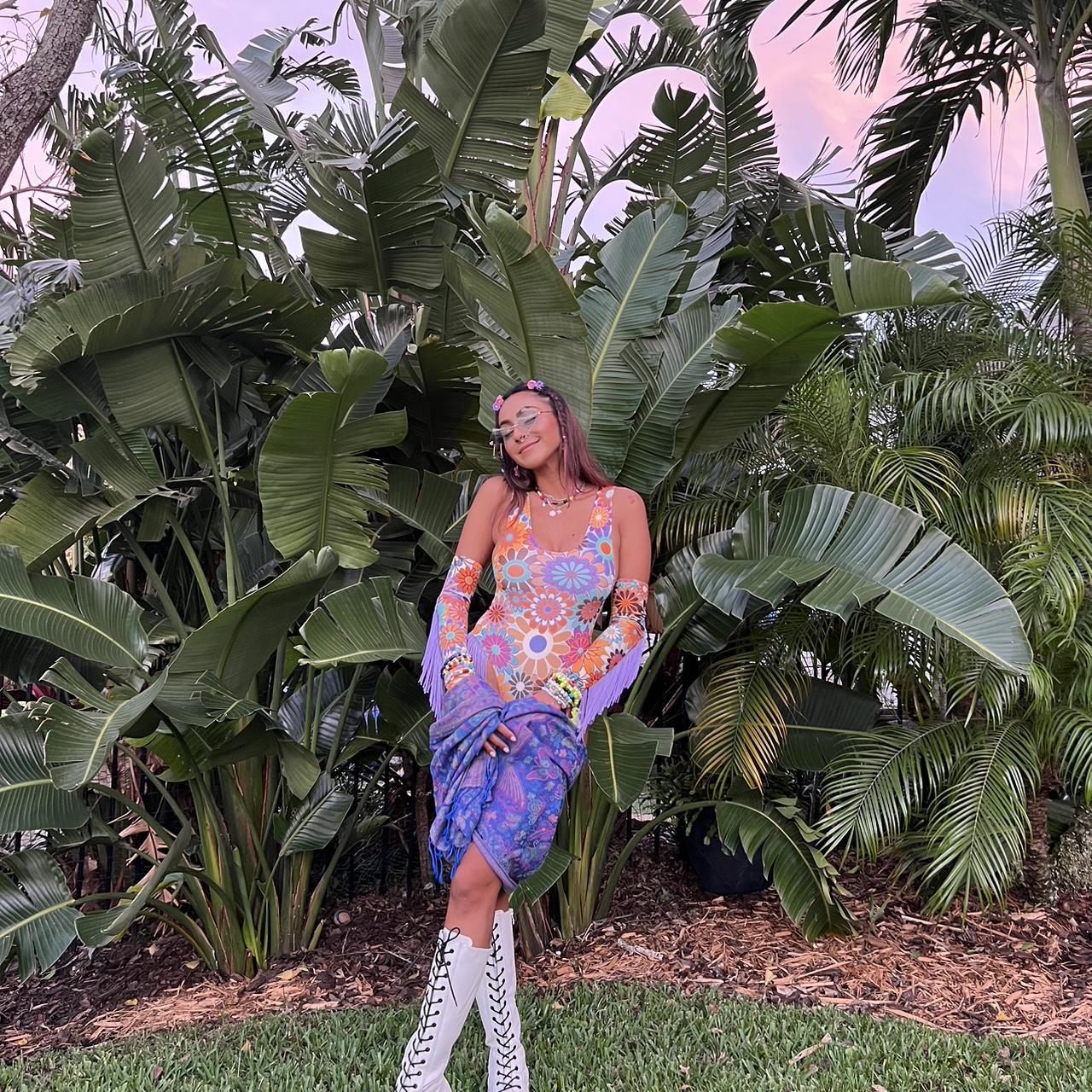 Freedom Rave Wear Super cute purple and orange | Depop
