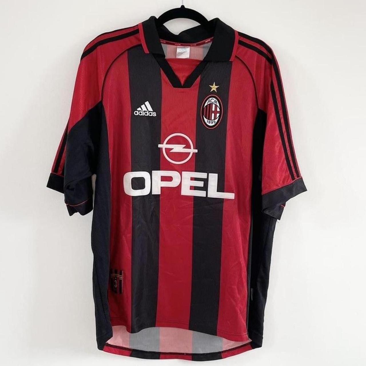 2006/07 retro ac milan jersey very rare jersey in - Depop