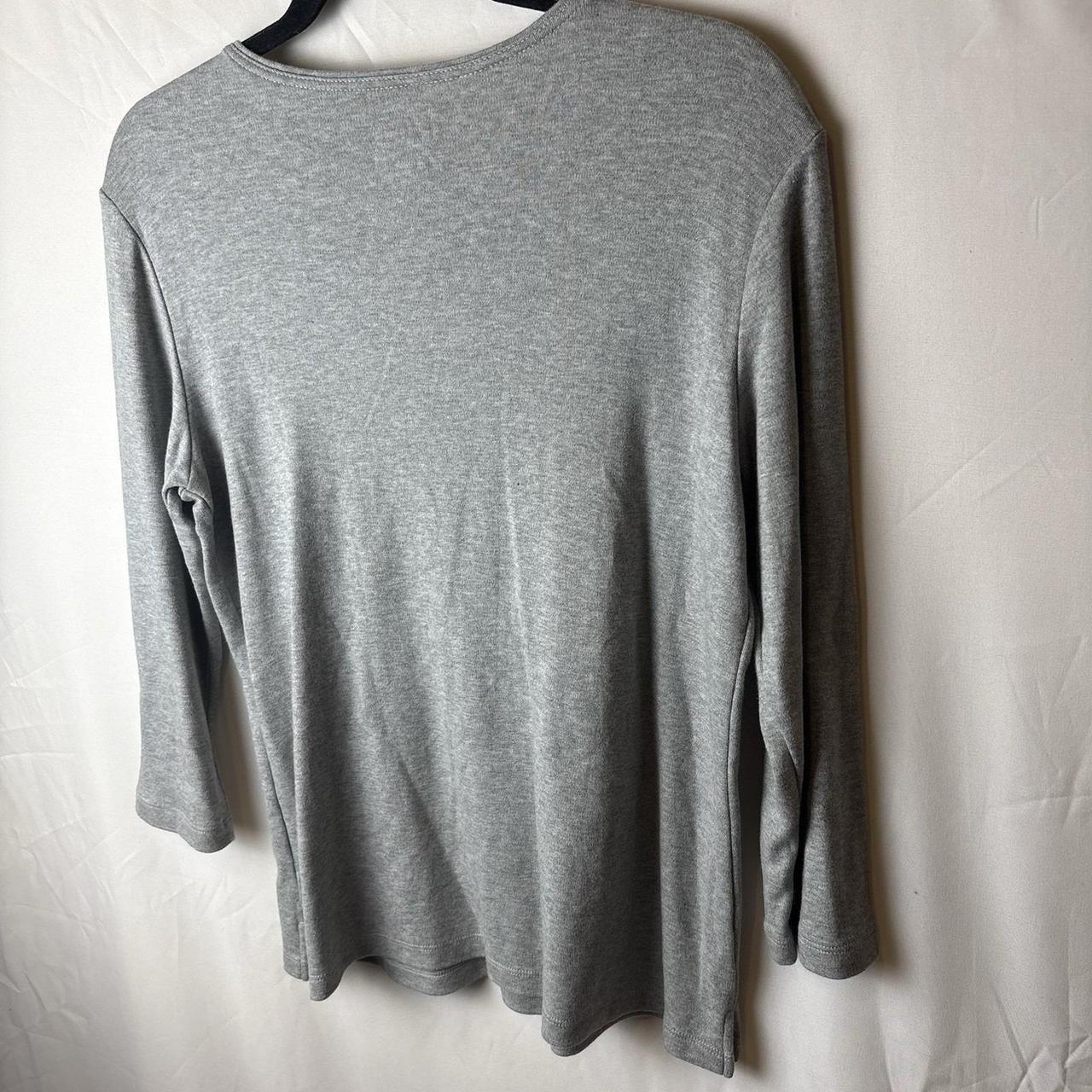 Women's Sweater - Grey - 8 – Classic Elements Wom… - image 7
