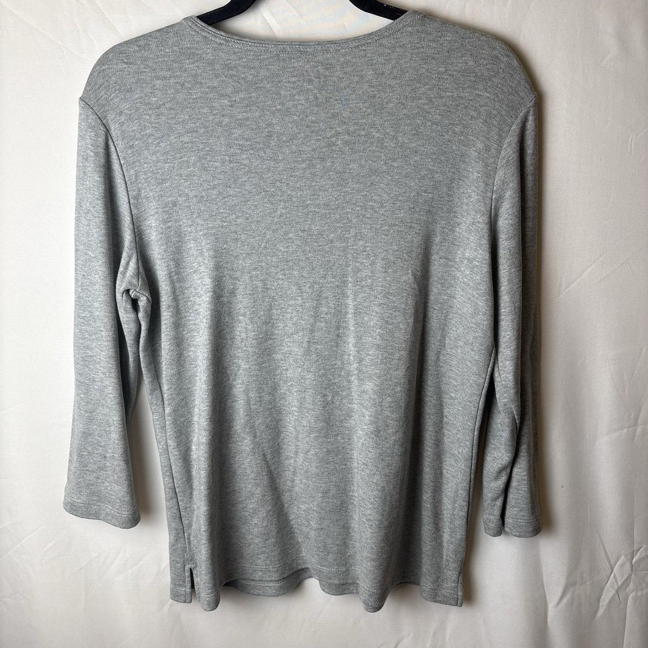 Women's Sweater - Grey - 8 – Classic Elements Wom… - image 6