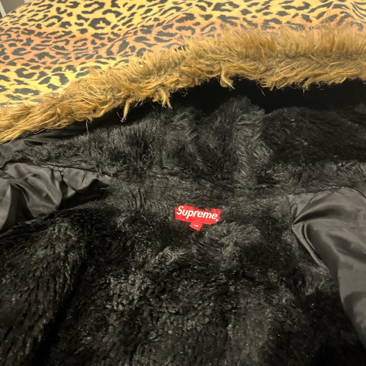 SUPREME 2015 FAUX FUR LINED QUILTED FLIGHT SATIN... - Depop