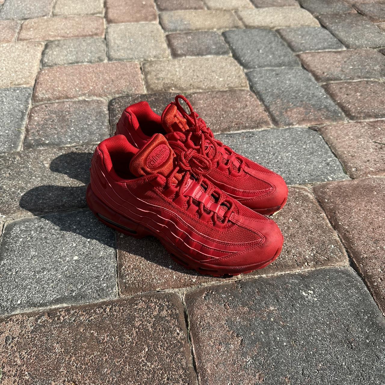 mens all red nike air max