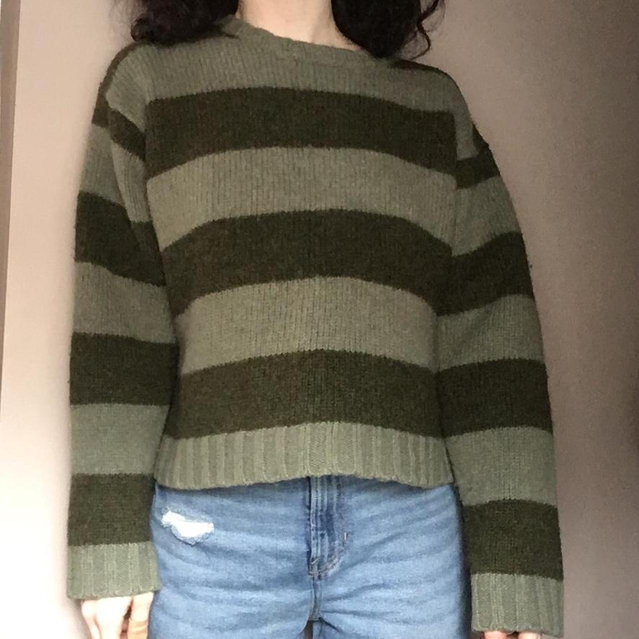 J.Crew Women's Green Jumper | Depop