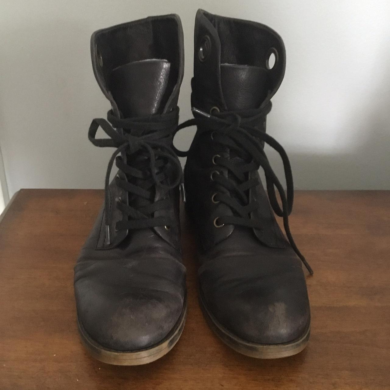 Nine West Women's Black Boots | Depop