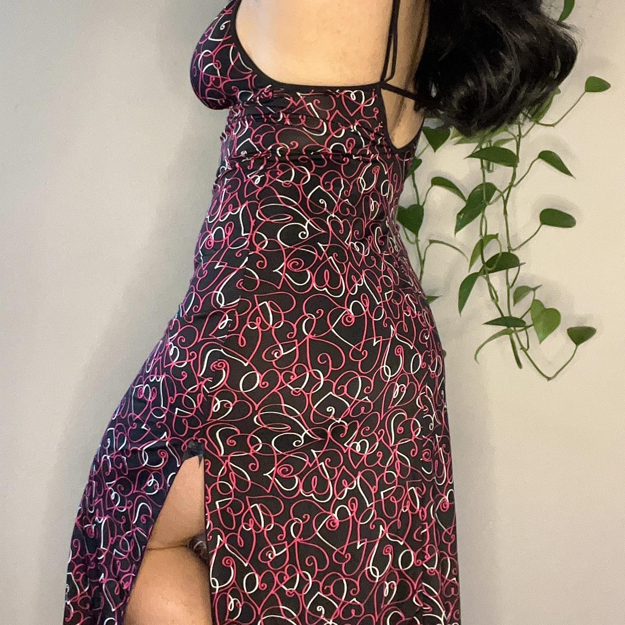 Smart and Sexy Women's Black and Pink Dress