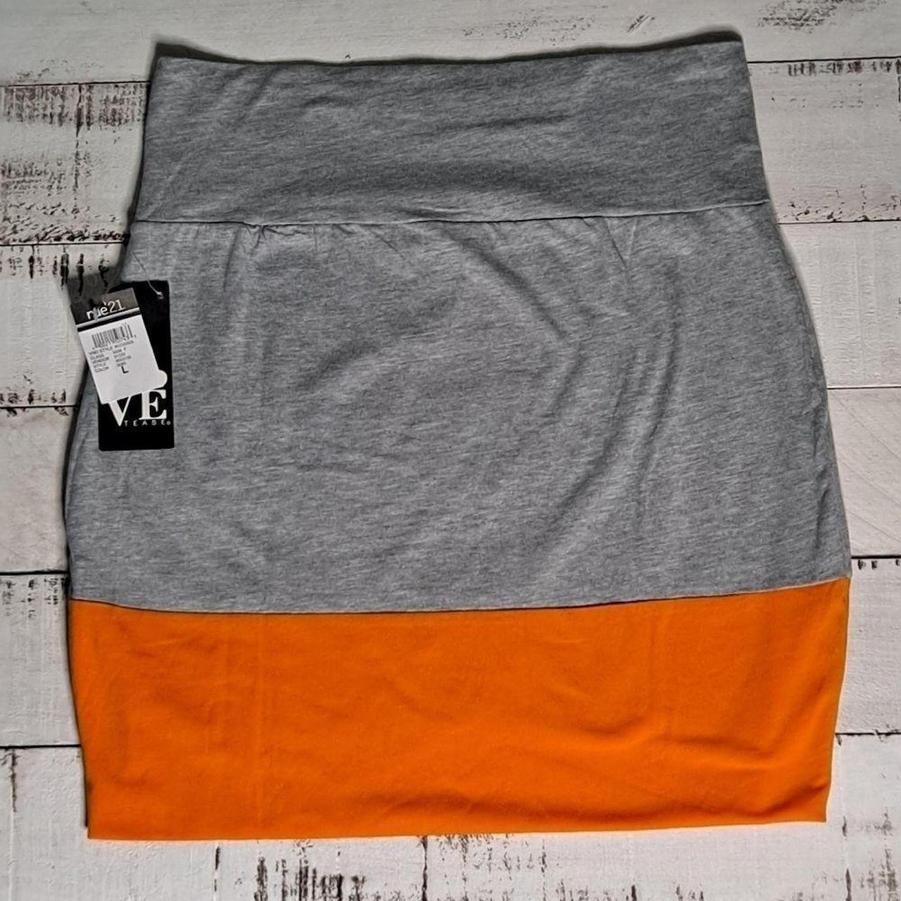 Rue21 shop orange skirt