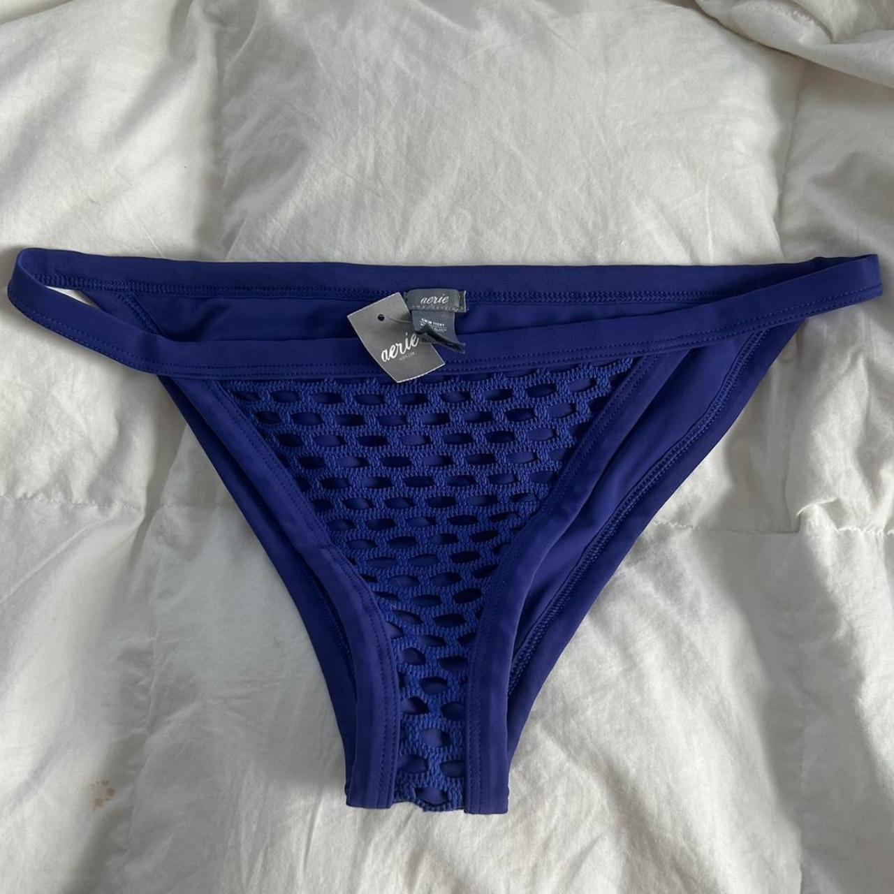 Aerie Purple mesh thong bikini bottoms #bikini #new...