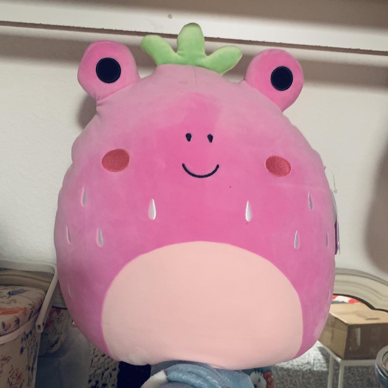 Squishmallows 14” Adabelle the Strawberry Frog BNWT - Depop