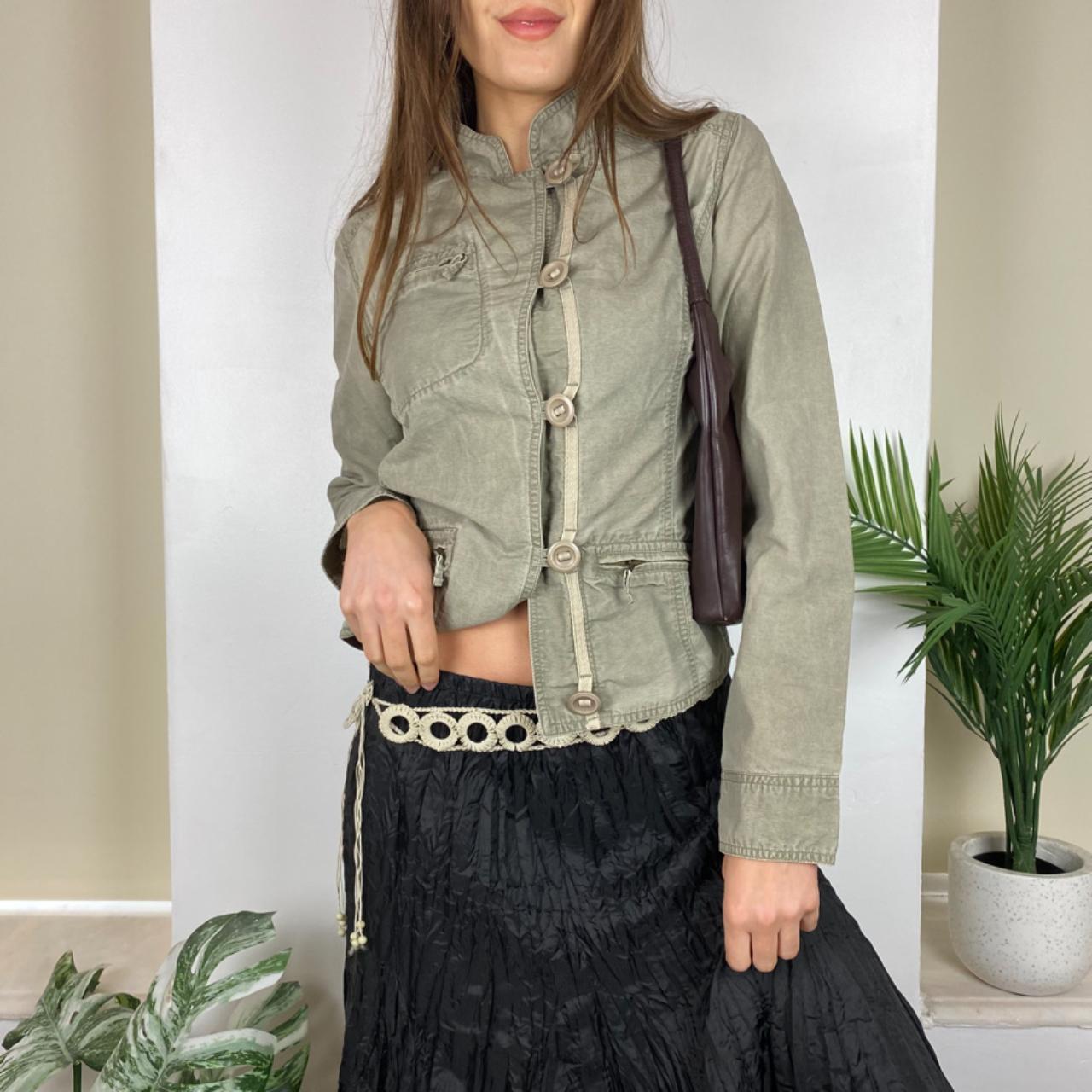 Women's Khaki Jacket Depop