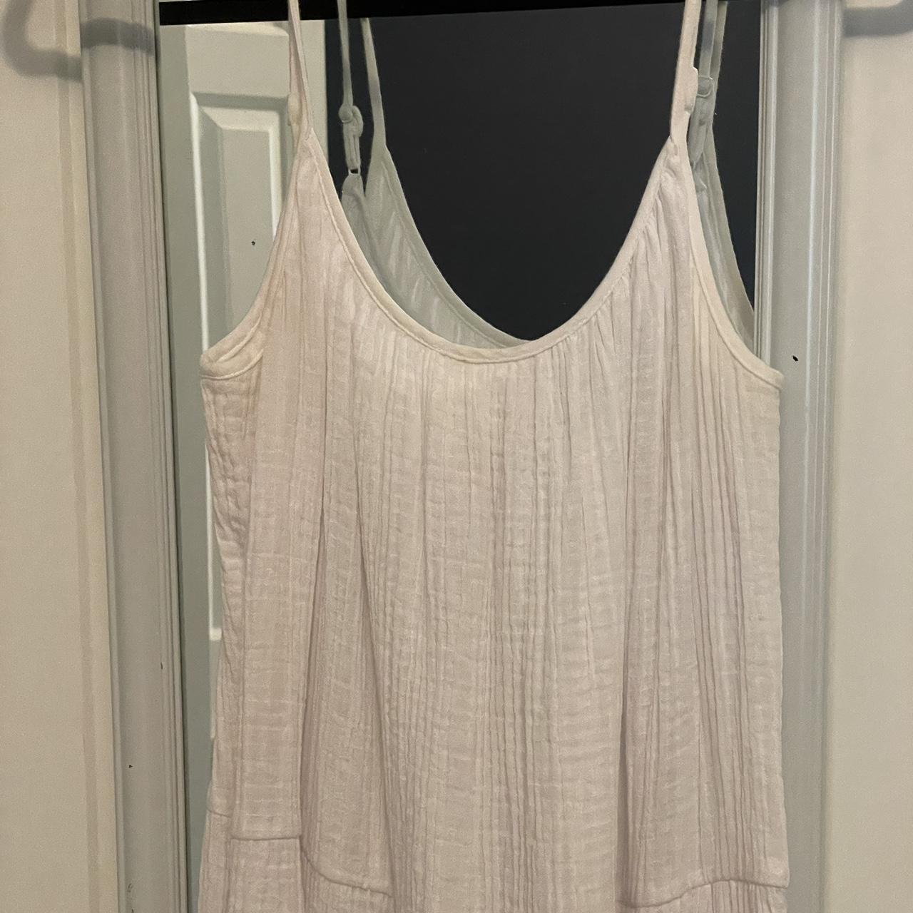 White casual H&M dress Depop
