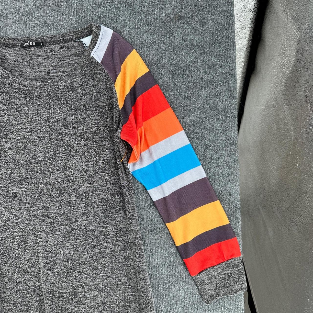 Preloved Women's T-shirt - Grey - L – Ouges Women… - image 4