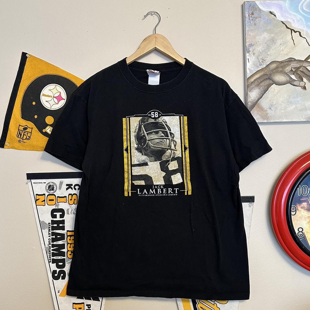 Jack Lambert Pittsburgh Steelers Champs T-Shirt 