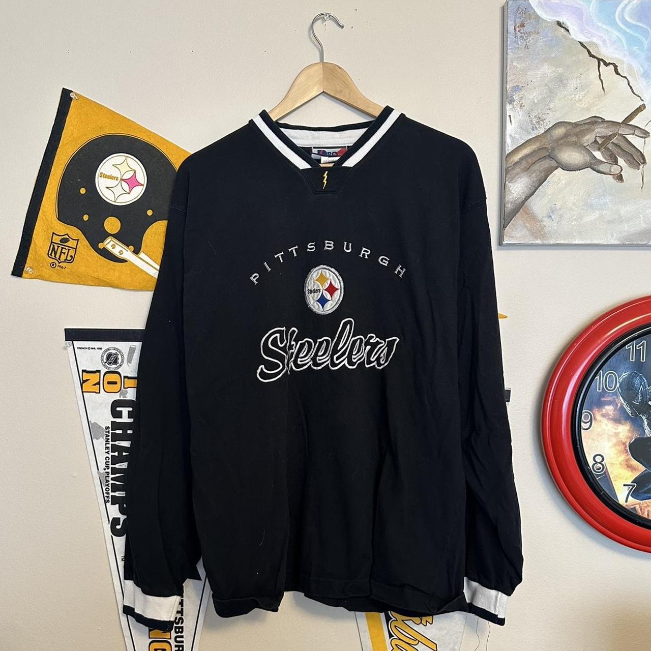 Vintage NFL Pittsburgh Steelers Sweatshirt, - Depop