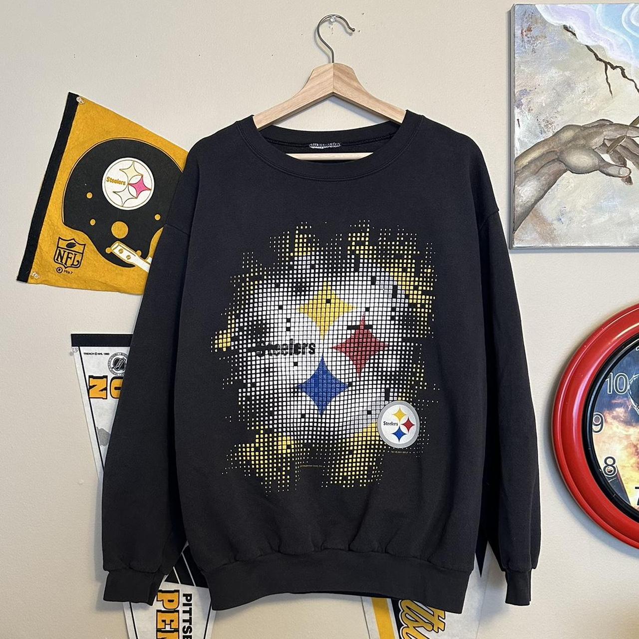 Vintage Style Y2K Pittsburgh Steelers NFL Football Tshirt Pullover