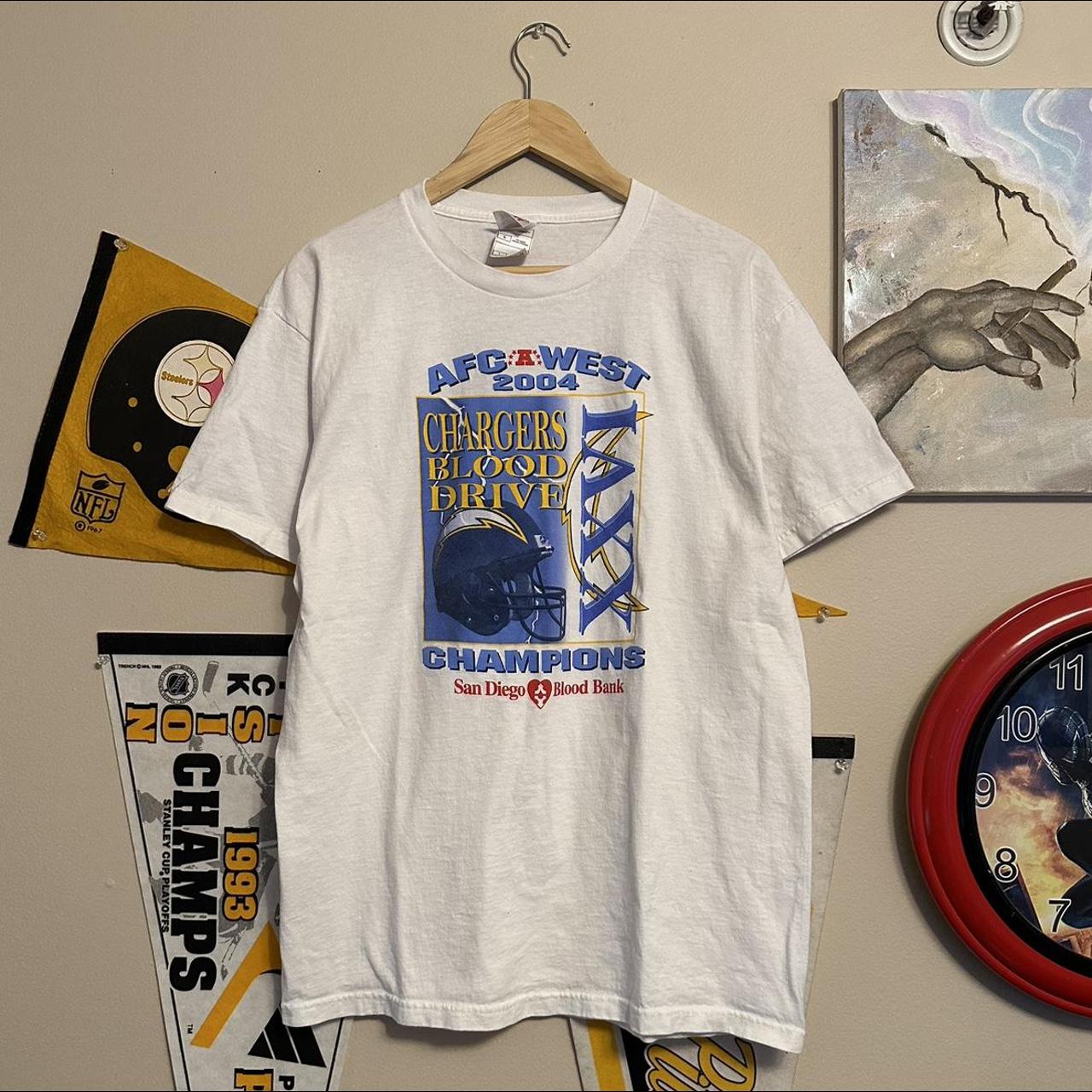 DEADSTOCK San Diego Chargers Vintage Screen print - Depop