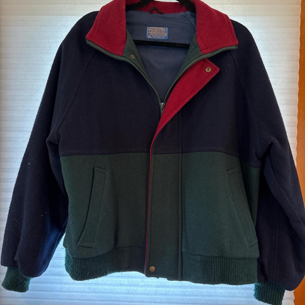 Pendleton Men's Overcoat - Multi/Green - M – Pend… - image 3