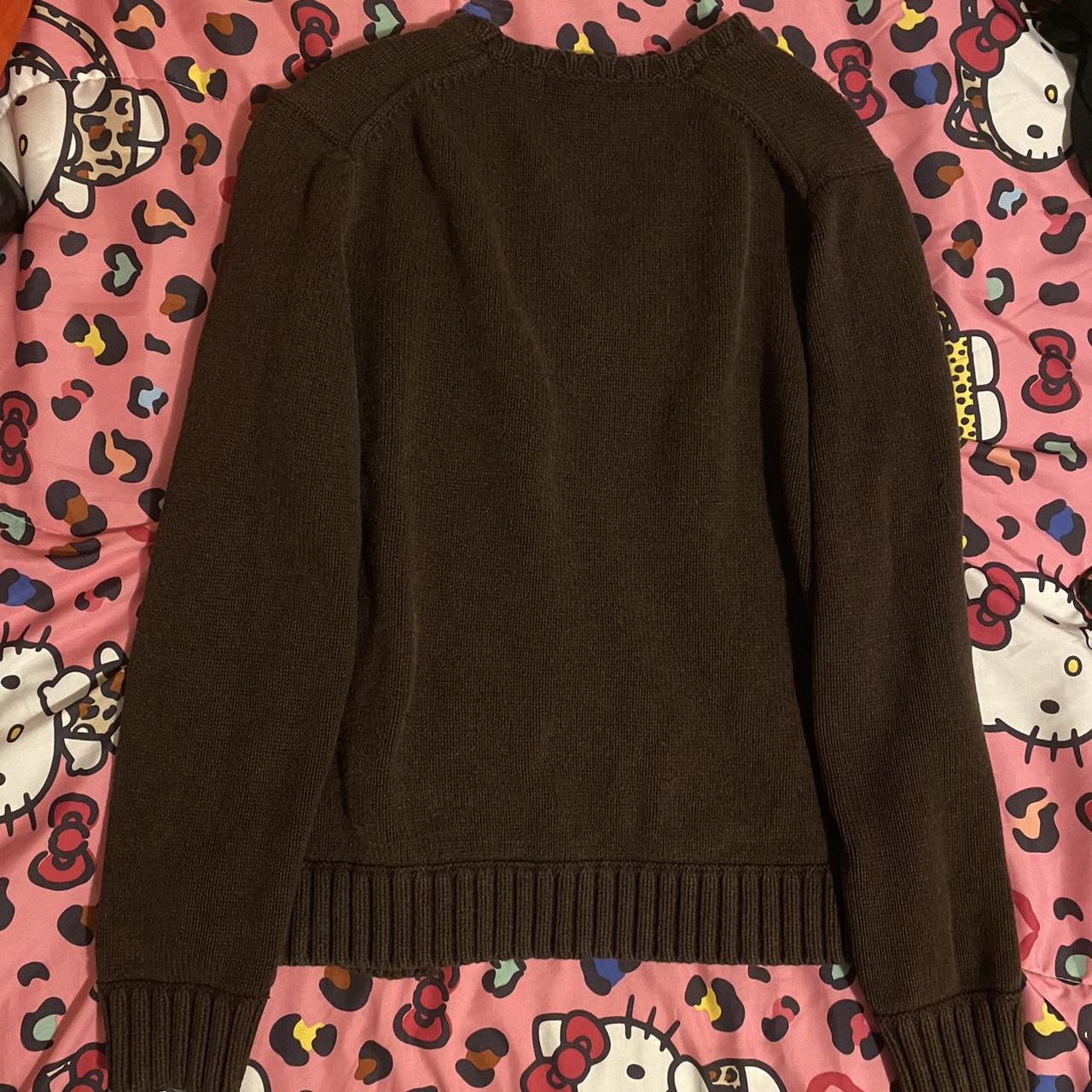 Lands' End Women's Brown Cardigan Depop
