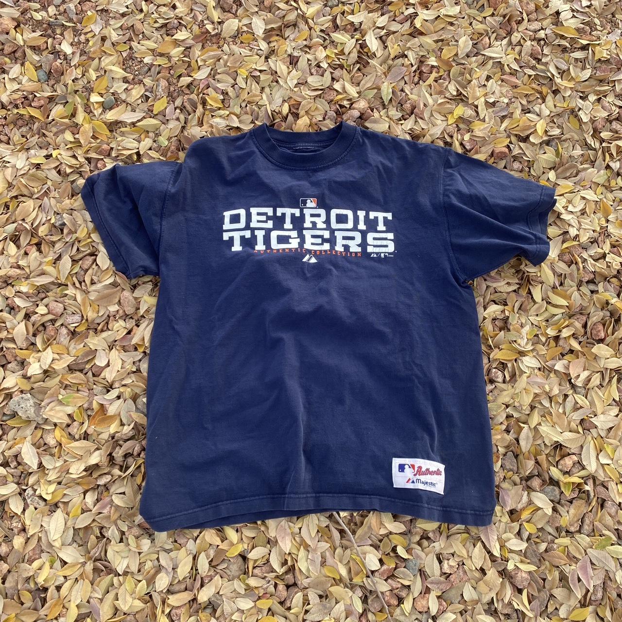 Vintage Detroit tigers T shirt Really sick center - Depop