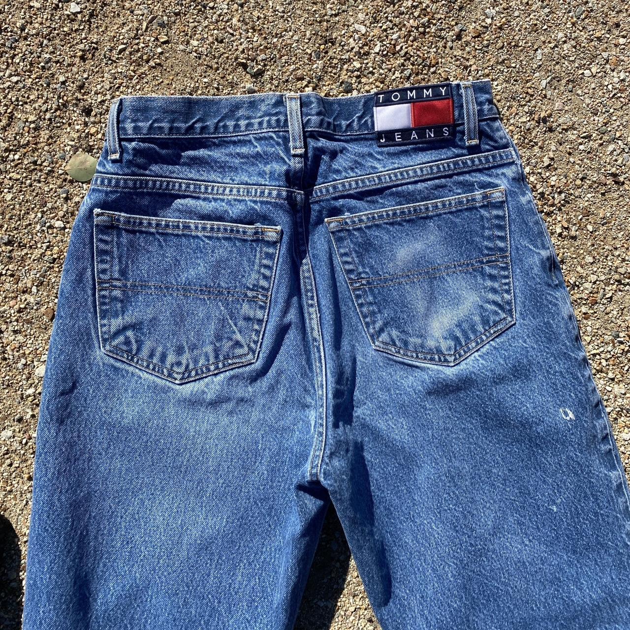 90’s tommy jeans Small paint stain - Depop