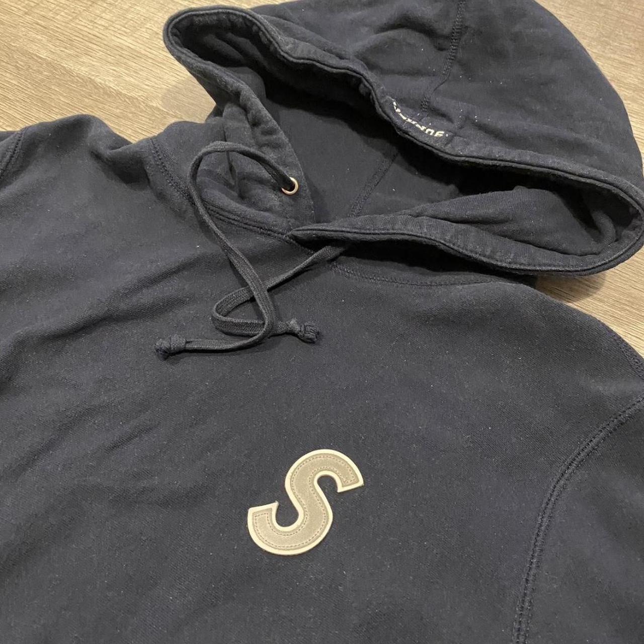 Supreme s logo hot sale hoodie navy