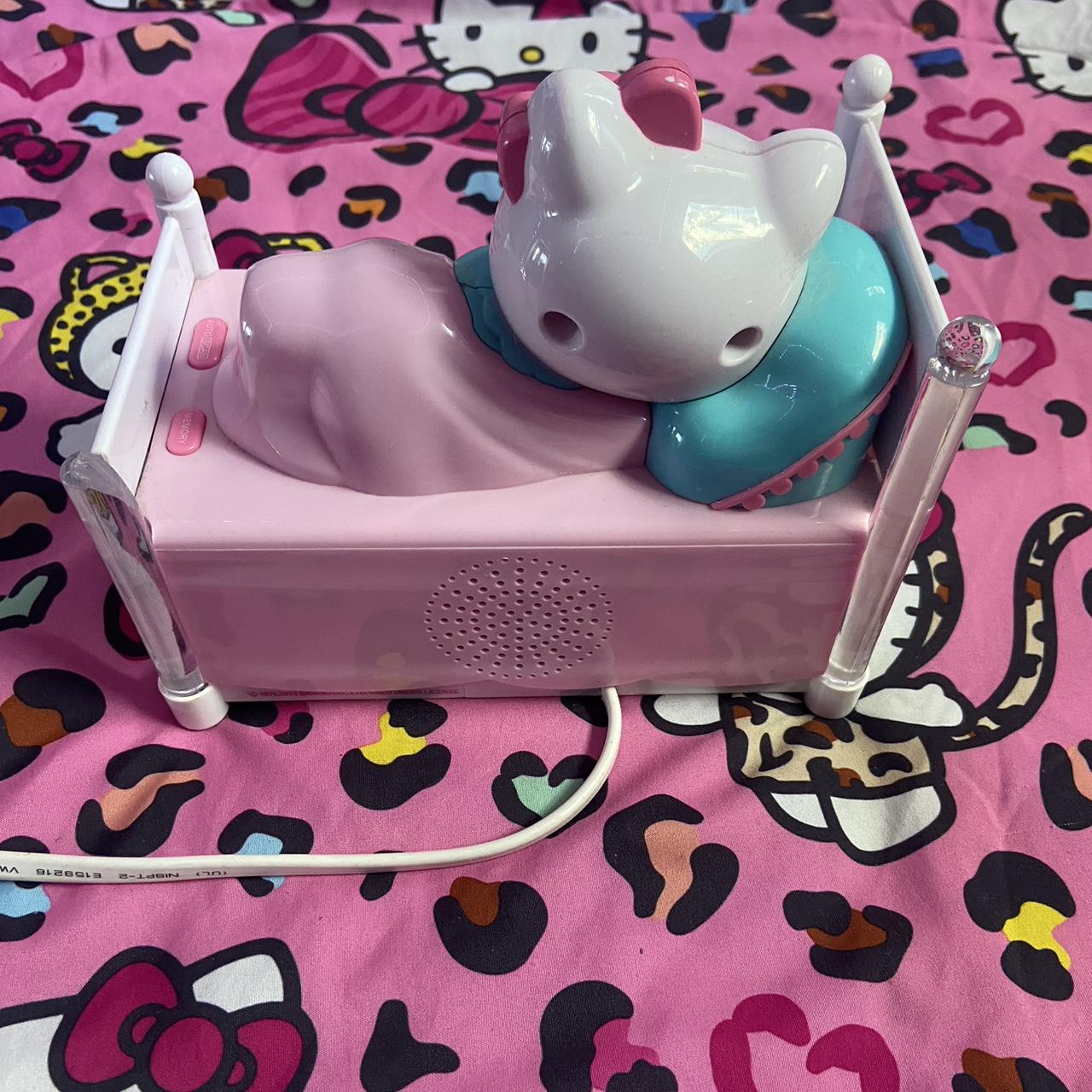Hello Kitty Alarm Clock Bed AM/FM Radio Night Light... Depop