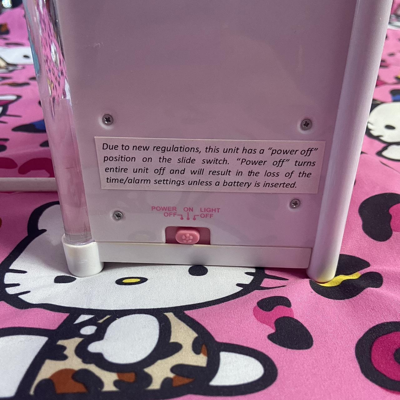 Hello Kitty Alarm Clock Bed AM/FM Radio Night Light... Depop
