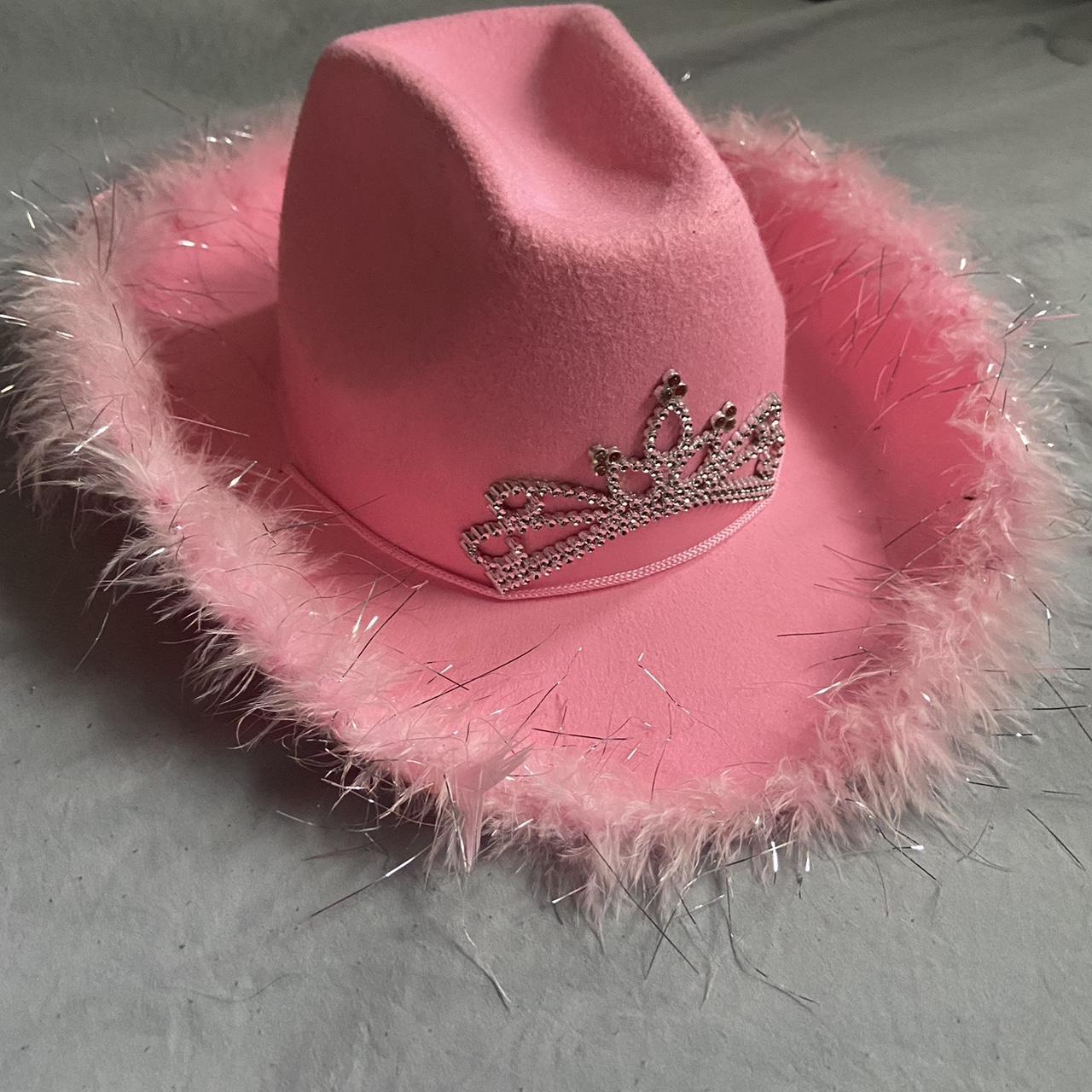 Pink Cowgirl Hat - It does light up! - Cute for... - Depop