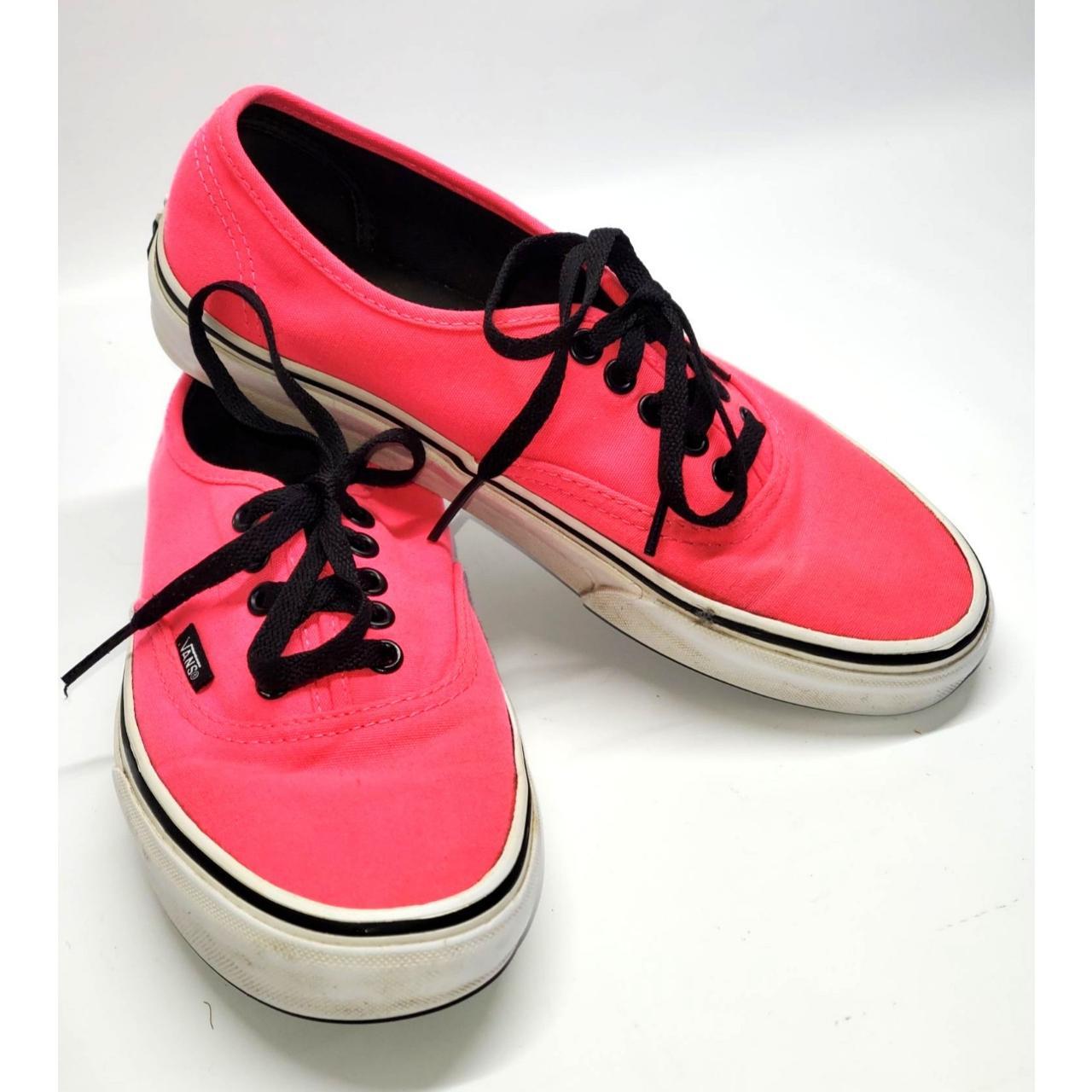 Vans authentic store neon pink