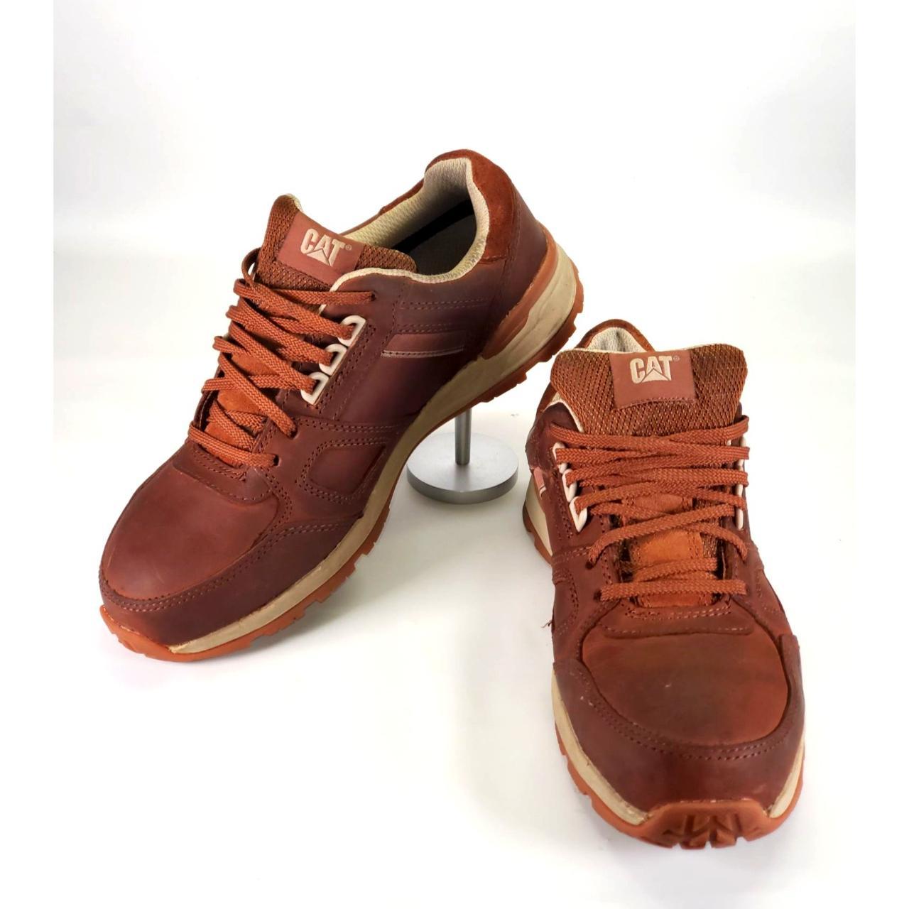 Cat Footwear Men's Tan Leather Woodward Steel Toe... Depop