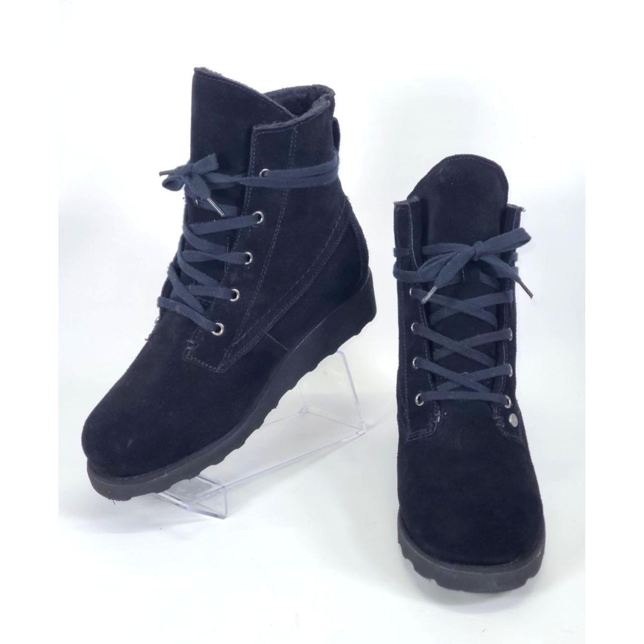 Bearpaw navy blue boots sale