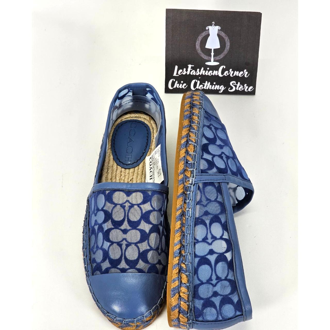 Coach on sale espadrilles blue